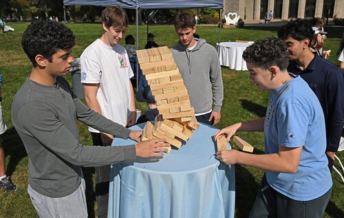 Fall Weekend, Fan Zone, Saturday, October 10, 2026. (Connecticut College photos by Sean D. Elliot)