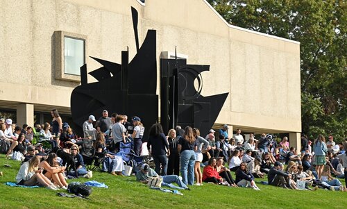 Fall Weekend, Fan Zone, Saturday, October 10, 2026. (Connecticut College photos by Sean D. Elliot)