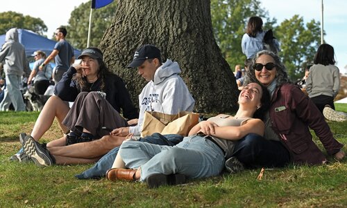 Fall Weekend, Fan Zone, Saturday, October 10, 2026. (Connecticut College photos by Sean D. Elliot)