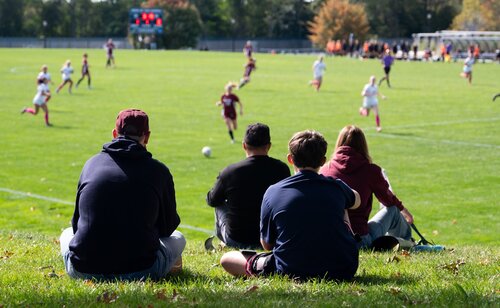 Fall Weekend, Fan Zone, Saturday, October 10, 2026. (Connecticut College photos by (Tony Renoso '30)